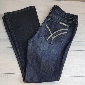 William Rast Stella Blue Denim Jeans Bootcut Jeans Womens Size Waist 28